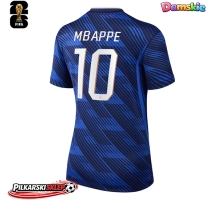 Francja Kylian Mbappe #10 Koszulka Podstawowa damskie MŚ 2026 Krótki Rękaw
